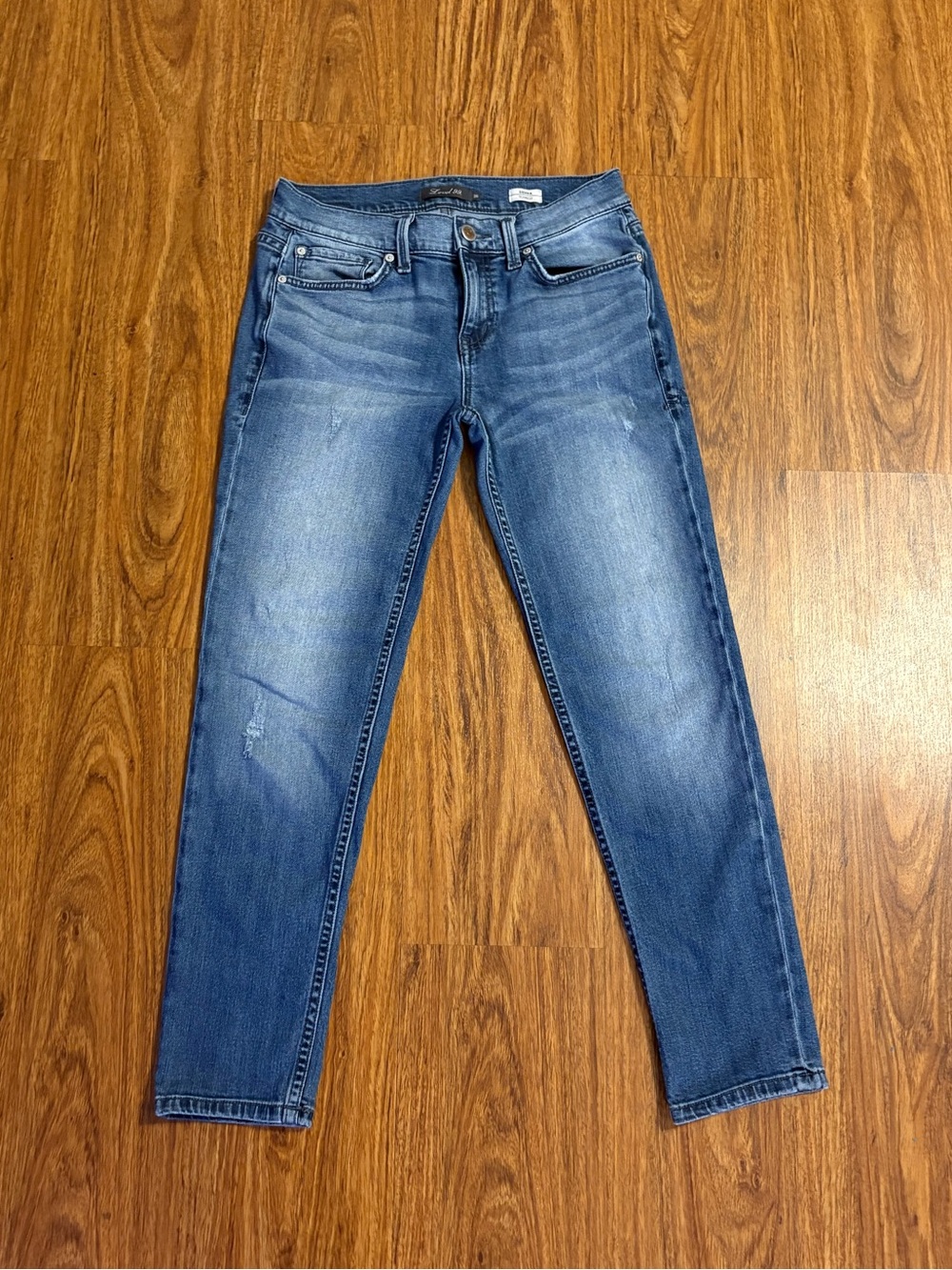 Level 99 Sienna Tomboy Straight Leg Jeans - Medium Blue Wash - Size 26
